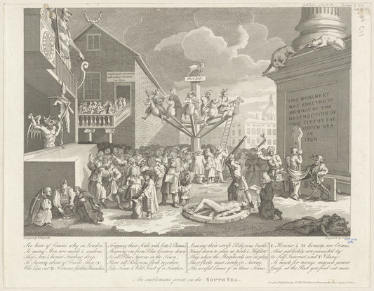 An emblematic print on the South Sea