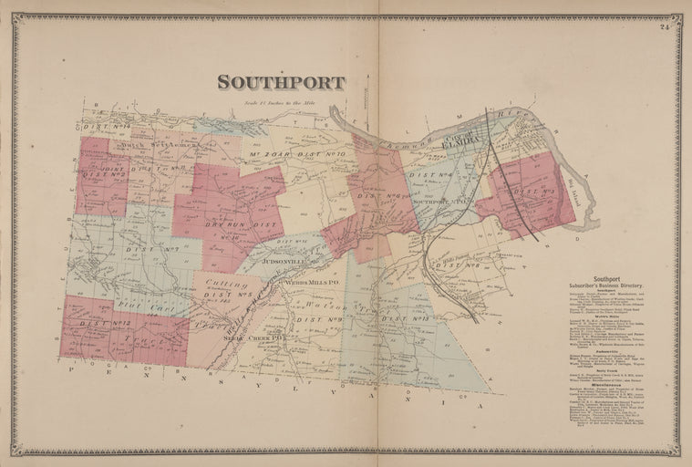 Southport [Township]; Southport Subscriber's Business Directory