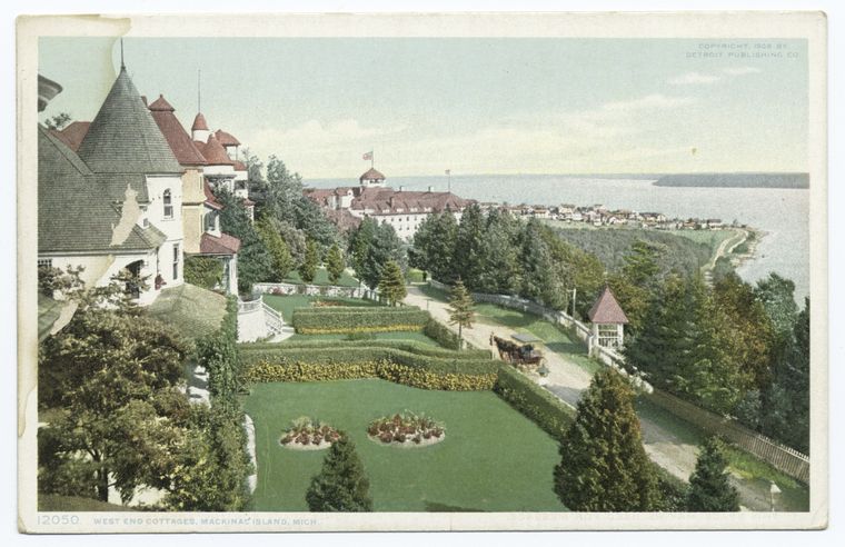West End  Cottages, Mackinac Isl., Mich.
