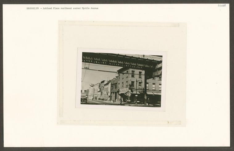 Ashland Place - Myrtle Avenue, northeast corner
