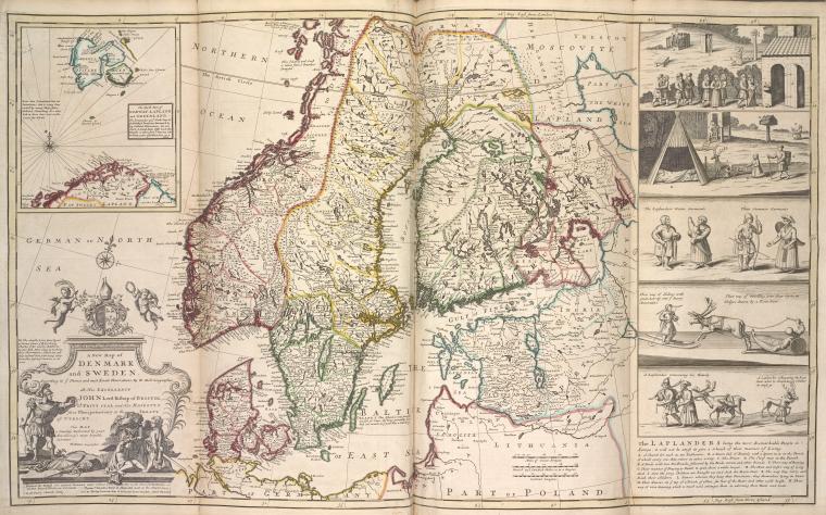 A new map of Denmark and Sweden. ...
