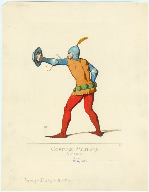 Costume militaire, XIVe siècle