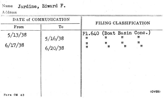 Jardine, Edward F.