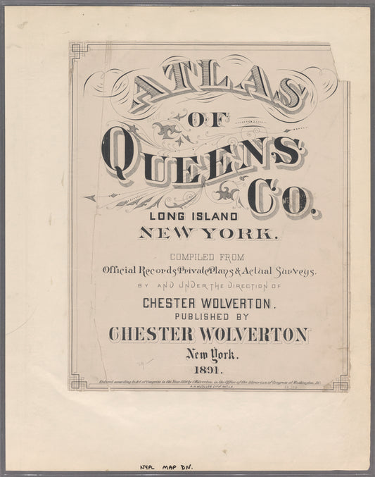 Atlas of Queens Co., Long Island, New York