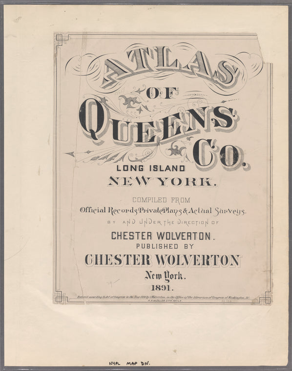 Atlas of Queens Co., Long Island, New York