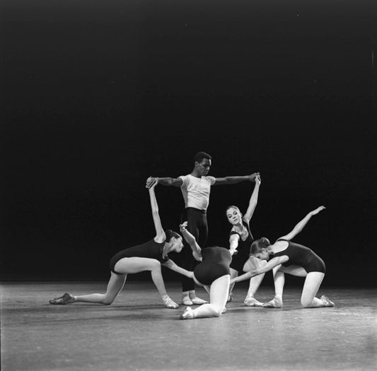 New York City Ballet production of "The Four Temperaments" with Arthur Mitchell, choreography by George Balanchine (New York)