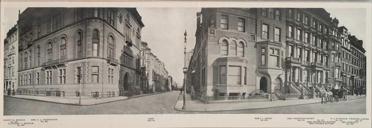 No. 811 Frances Loring - Mrs Frederock Baker - East 63rd St. - No. 826 Henry M. Brooks