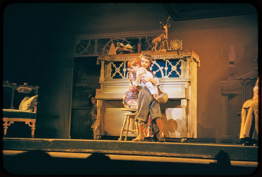 Barbara Cook and Eddie Hodges in the stage production The Music Man