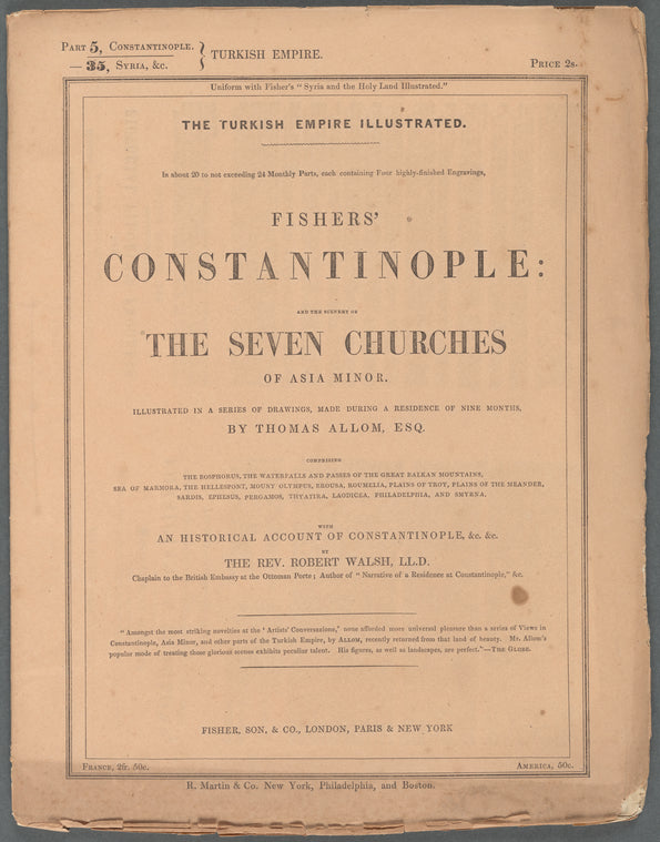 Constantinople and the scenery of the Seven Churches of Asia Minor illustrated