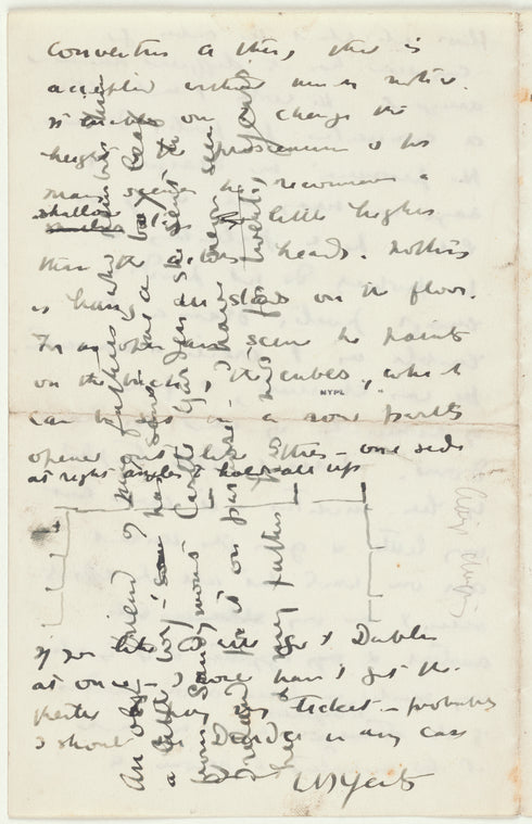 W.B. Yeats to Augusta Gregory  ALS Dec 27 [1909] 18 Woburn Buildings