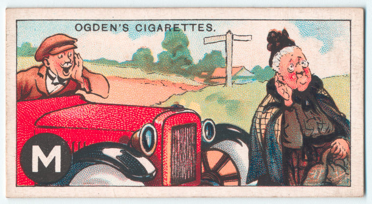 M is the MOTORIST, scathingly graphic ...