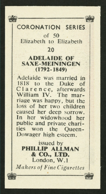 Adelaide of Saxe-Meiningen.