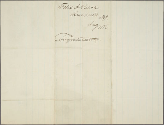 Constituent letters, 1876 Aug-Sep