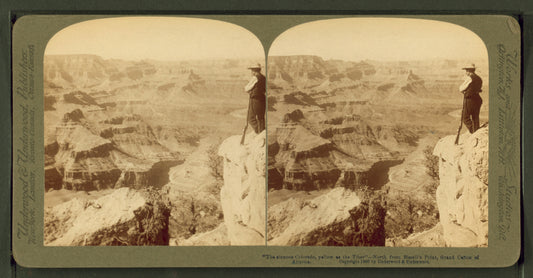 "The sinuous Colarado, yellow as the Tiber" - north from Bissell's Point