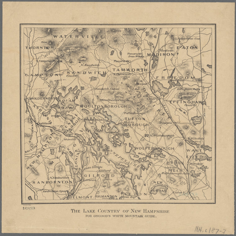 The lake country of New Hampshire: for Osgood's White Mountain guide