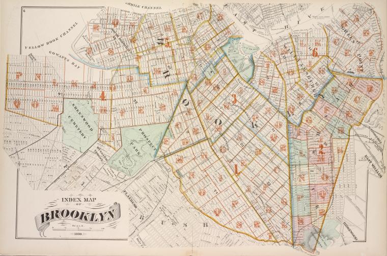 Index Map of Brooklyn