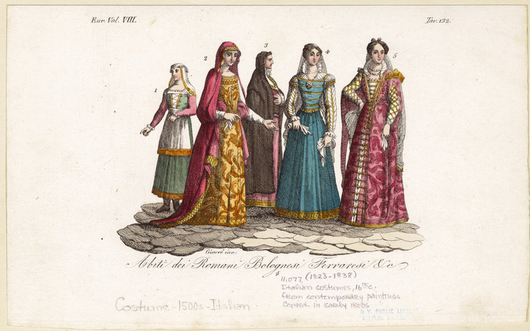 Abiti dei Romani, Bolognesi, Ferraresi &c