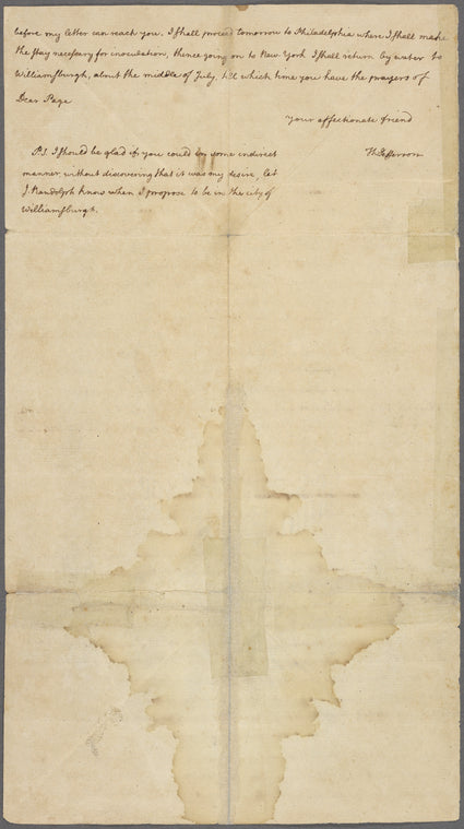 Letter to John Page