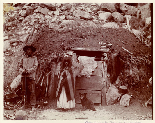 "Captain Burrow and squaw"