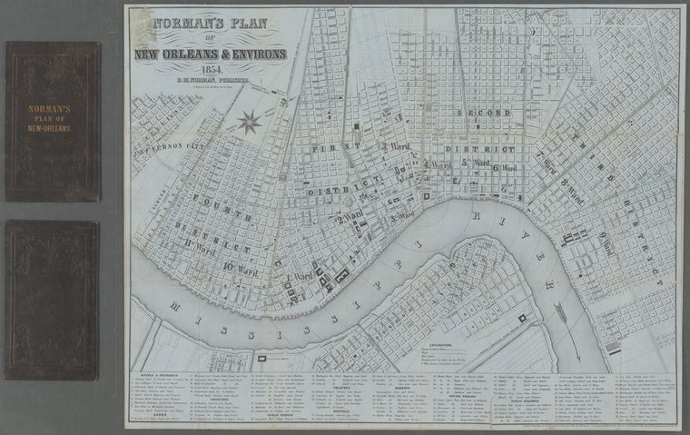 Norman's plan of New Orleans & environs