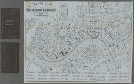 Norman's plan of New Orleans & environs
