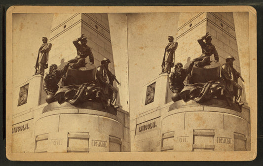 National Lincoln Monument, Springfield, Illinois. Naval group of statuary.