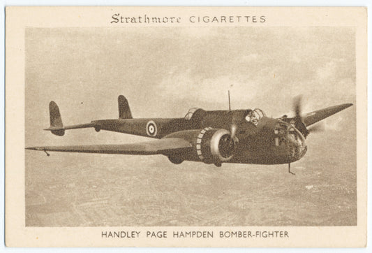 Handley Page Hampden Bomber-Fighter.