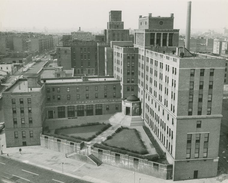 Exterior view of Lincoln Hospital.