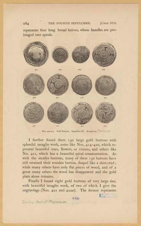 Gold buttons