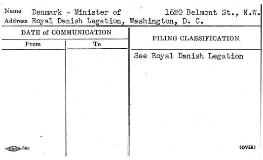 Denmark - Minister of