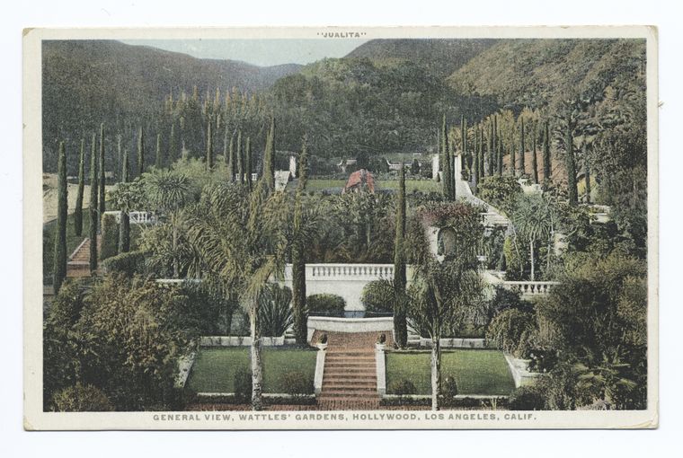 General View, Wattles' Gardens, Hollywood,  Los Angeles, Calif., Jualita