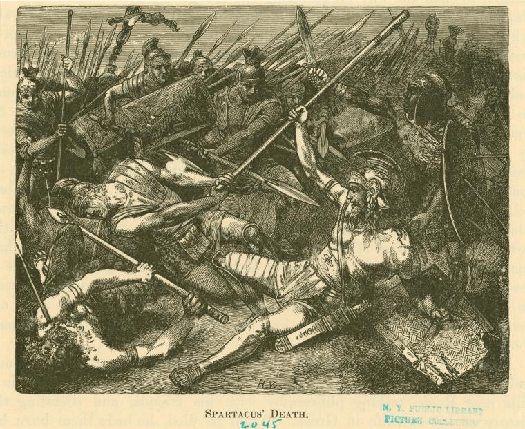 Spartacus' death