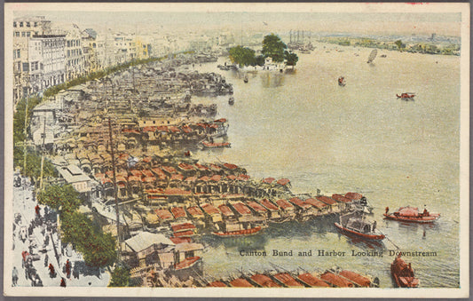 Canton Bund and harbor looking downstream.