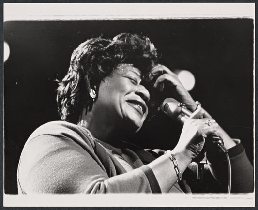 Ella Fitzgerald in the 1962 stage event Salute to the President
