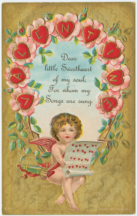 Dear little sweetheart of my soul, for whom my songs are sung.
