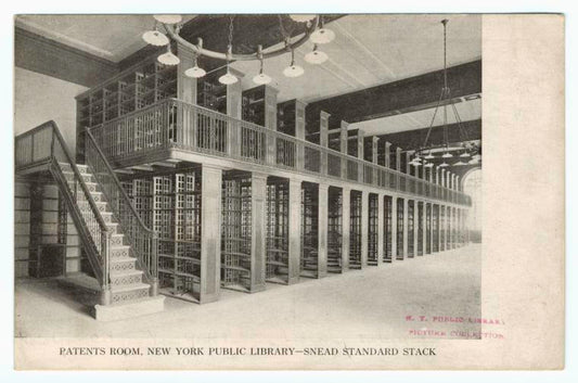 Patents room, New York Public Library--Snead standard stack