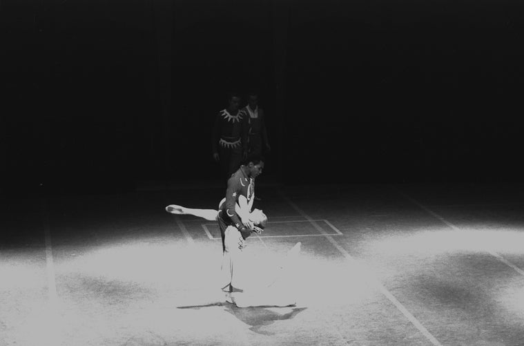 New York City Ballet production of "Arcade" with Arthur Mitchell and Suzanne Farrell, choreography by John Taras (New York)