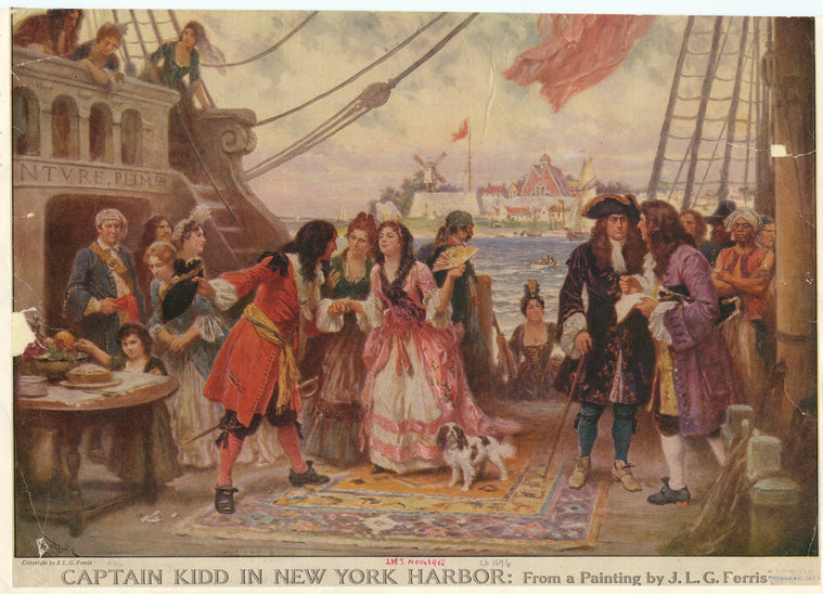 Captain Kidd in New York Harbor