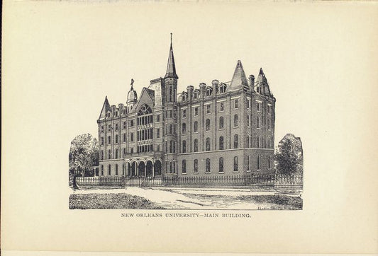 New Orleans University-Main building.