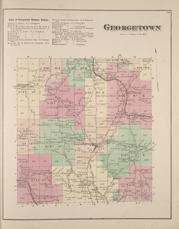 Town of Georgetown Business Notices; Georgetown [Township]