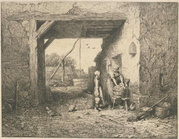 Intérieur de cour.