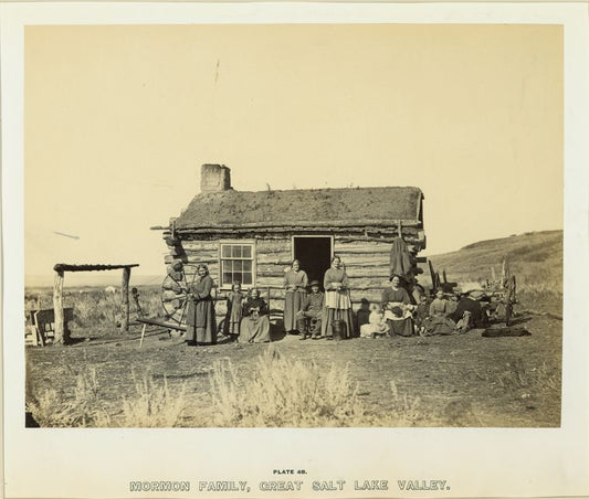Mormon family, Great Salt Lake Valley.