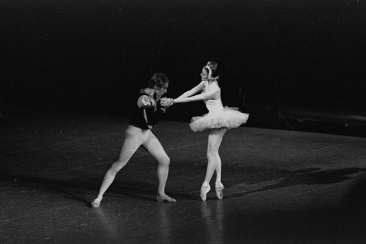 New York City Ballet production of "Swan Lake" with Patricia McBride and Jean-Pierre Bonnefous, choreography by George Balanchine (New York)