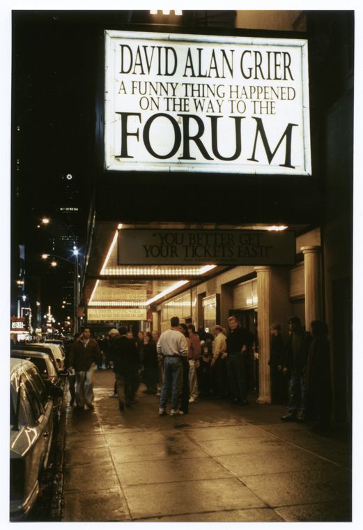 A funny thing happened on the way to the Forum, (Musical), (Sondheim), St. James Theatre (1997).