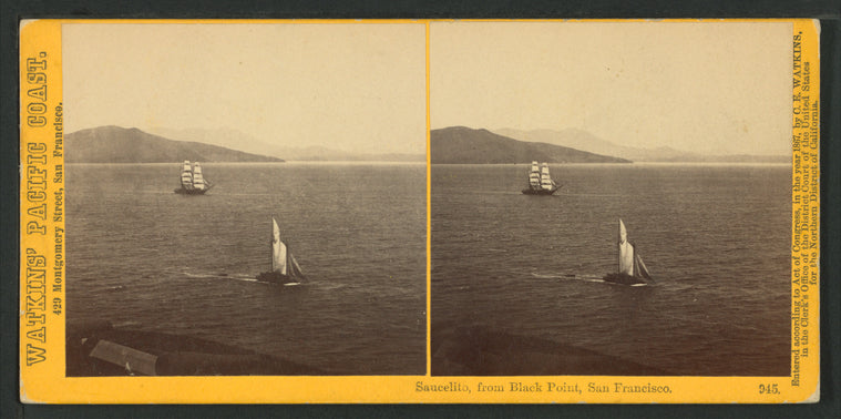 Saucelito, from Black Point, San Francisco.