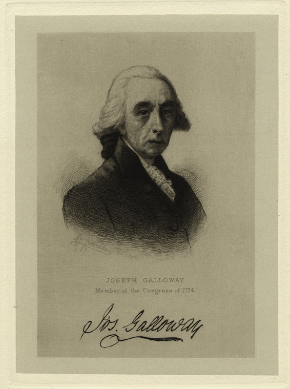 Joseph Galloway, member of the Congress of 1774