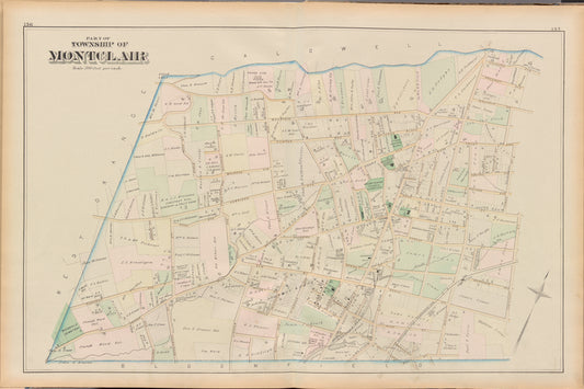 Essex County, Left Page Plate: [Part of township of Montclair]