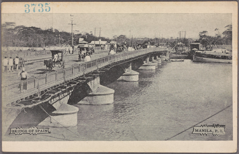 Bridge of Spain.  Manila, P.I.
