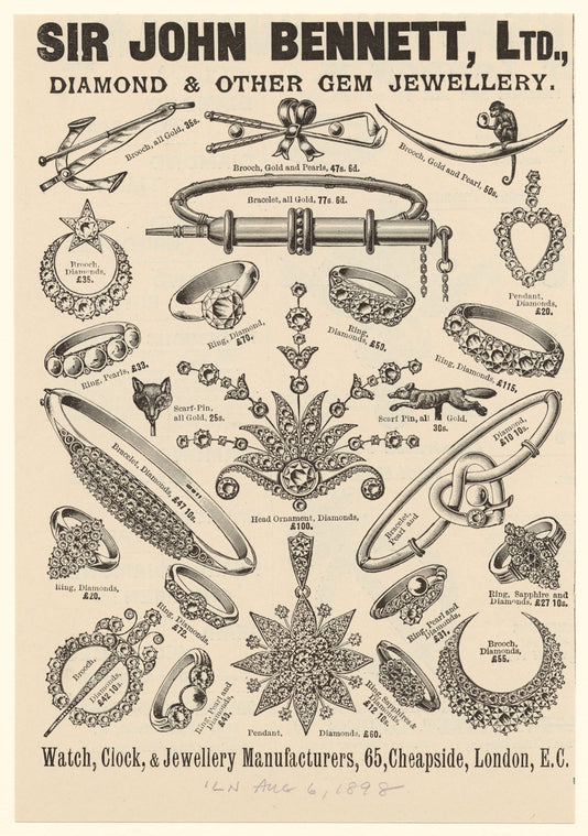 Sir John Bennett, Ltd., diamond & other gem jewellery