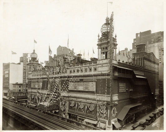 Exterior of the Hippodrome Theatre.
